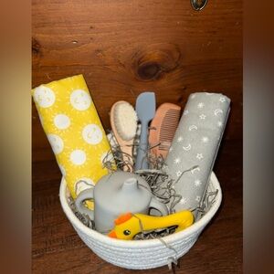 Gender Neutral Baby Shower Gift Basket